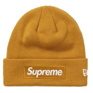 Supreme mustard / tan beanie